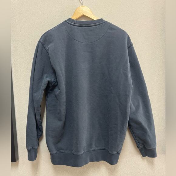Palace Skateboards Washed Navy Embroidered Logo Crewneck Sweatshirt L - Picture 6 of 10